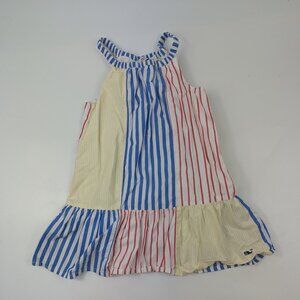 Vineyard Vines Colorful Striped Cotton Sleeveless Dress 2T